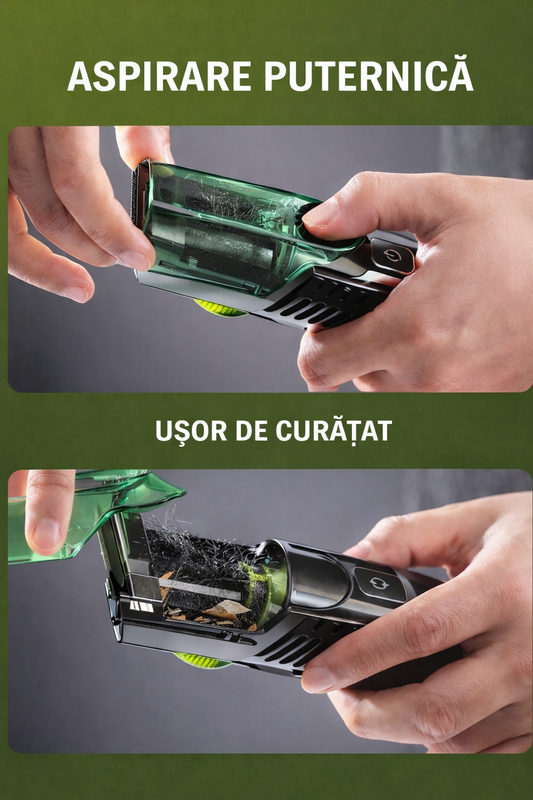 Trimmer Barbă cu Vacuum
